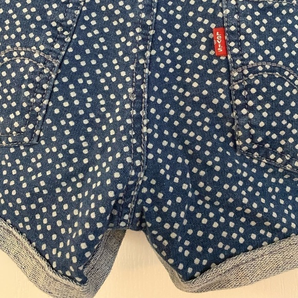 Levi’s Girls Blue Knit Shorty Shorts Girls 14 regular - Picture 8 of 10
